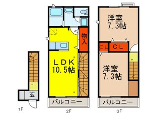 アウロ－ラの物件間取画像